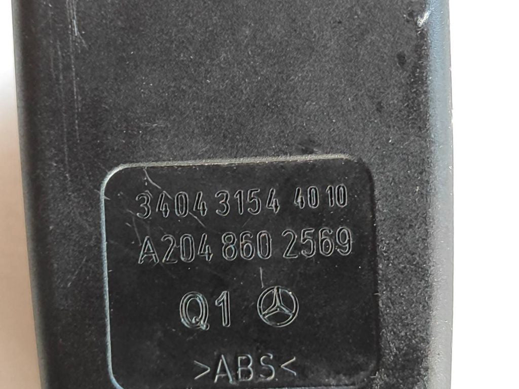Mercedes-Benz C W204 2007 Rear seat belt buckle A2048602569 