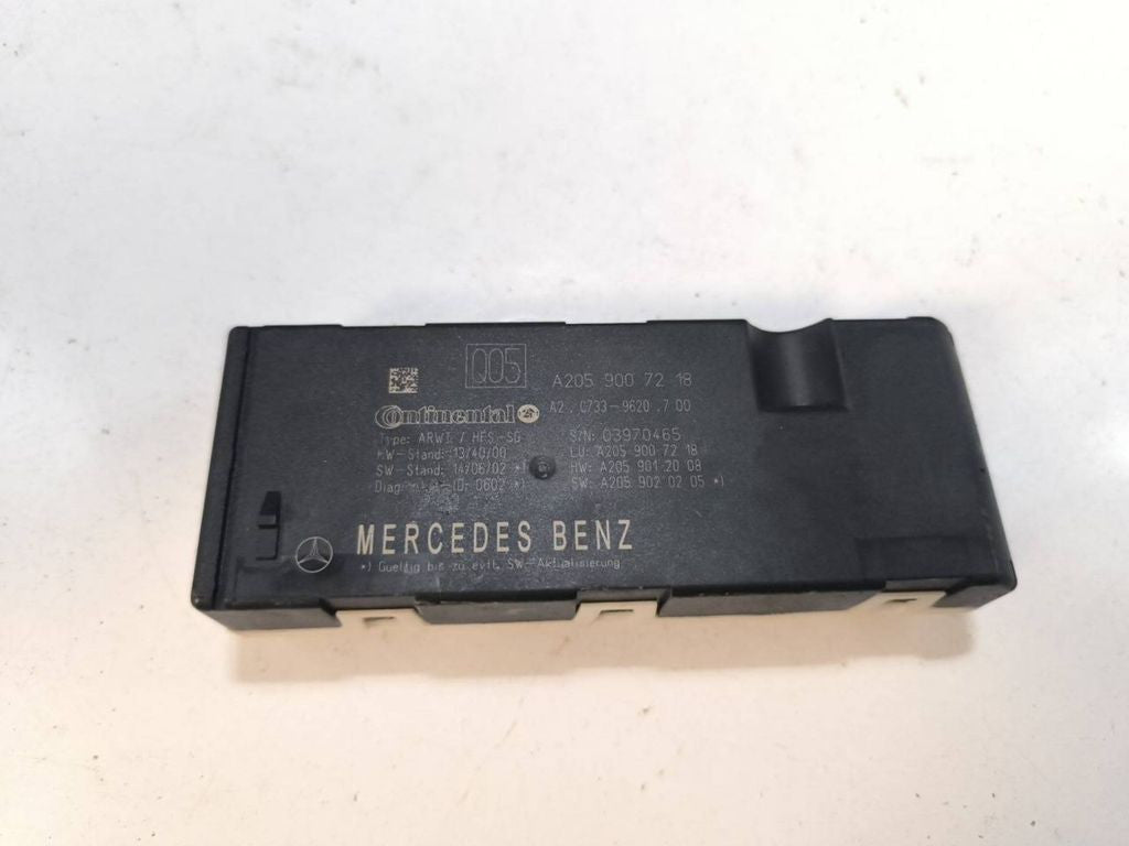 Mercedes-Benz C W205 2014 Tailgate trunk control unit module A2059007218 