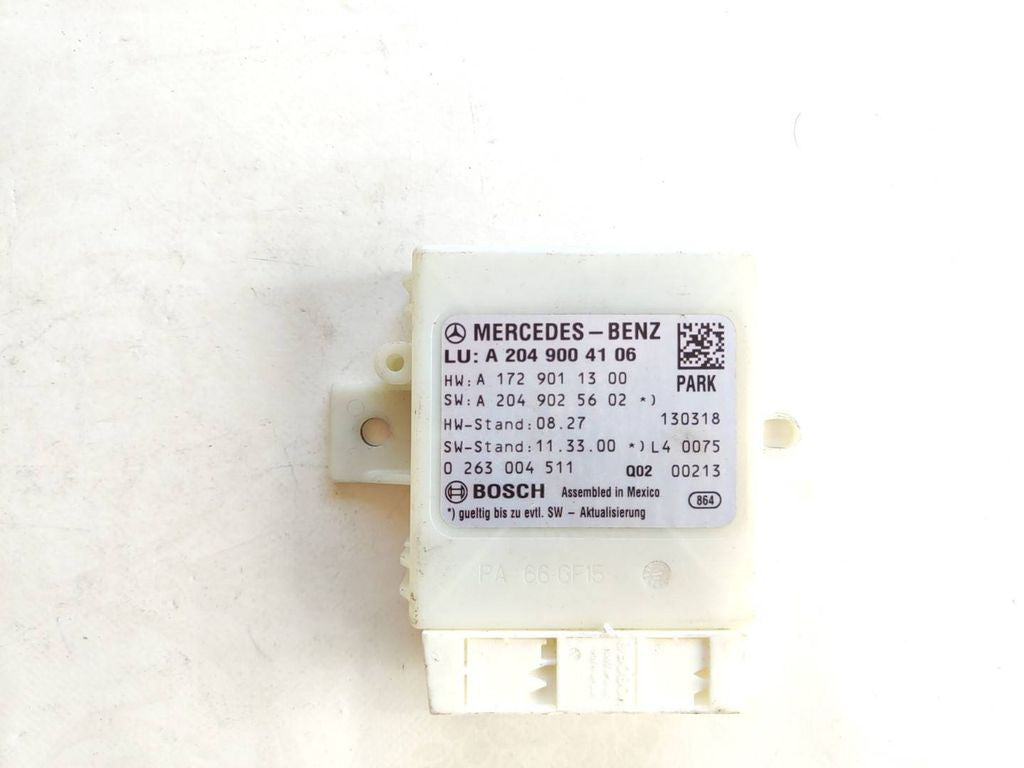 Mercedes-Benz C W204 2013 Parking PDC control unit module A2049004106 