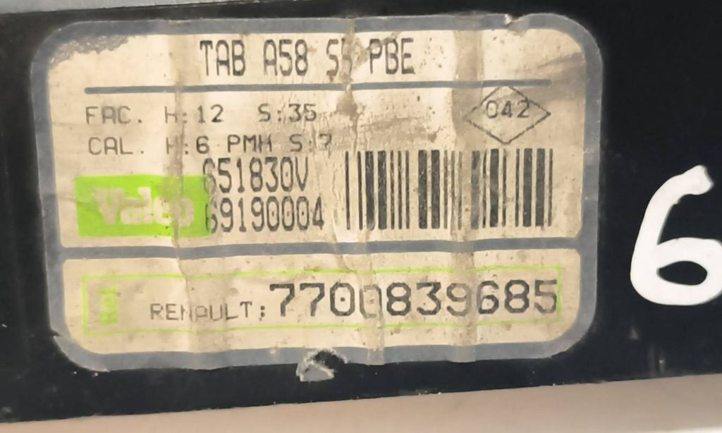 Renault Safrane 1998 Climate control unit module 7700839685 