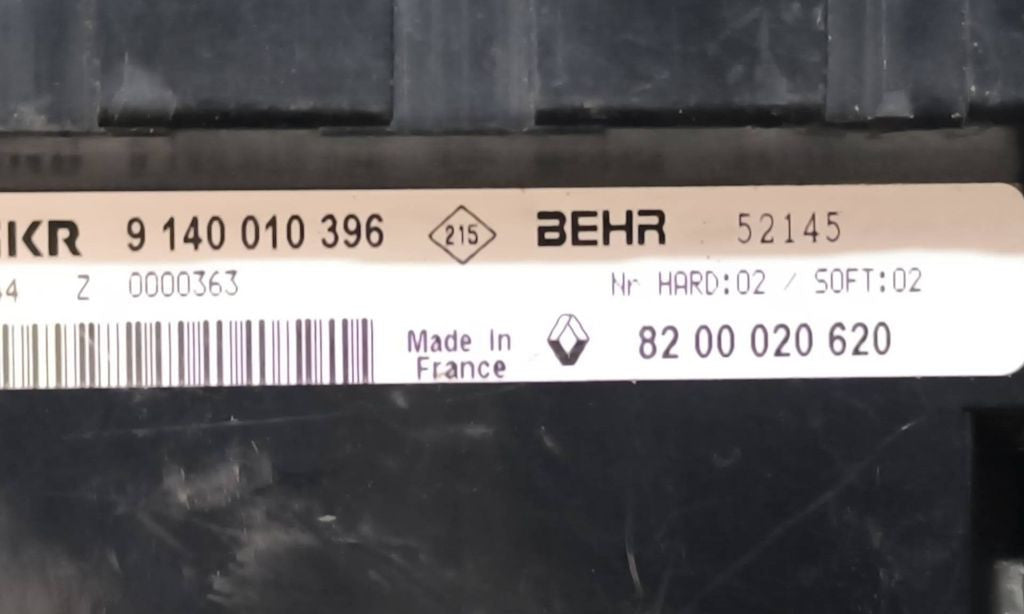 Renault Laguna I 1998 Climate control unit module 8200020620 