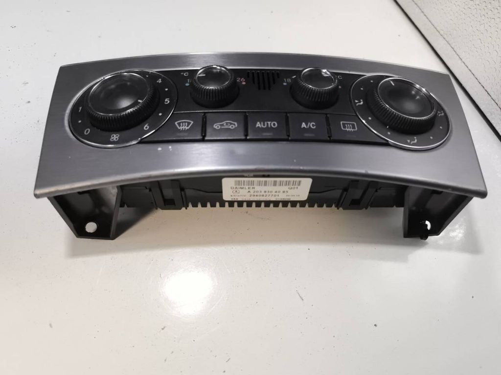 Mercedes-Benz C W203 2005 Climate control unit module 2038304085 