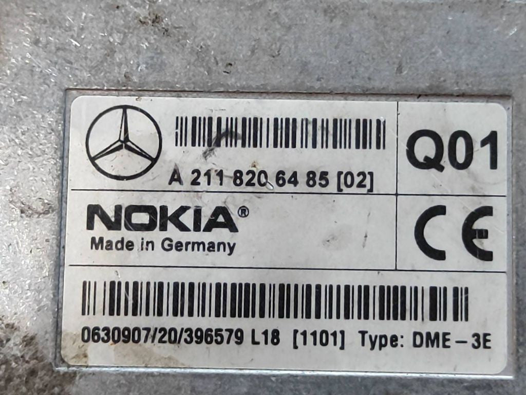 Mercedes-Benz E W211 2002 Phone control unit module A2118206485 