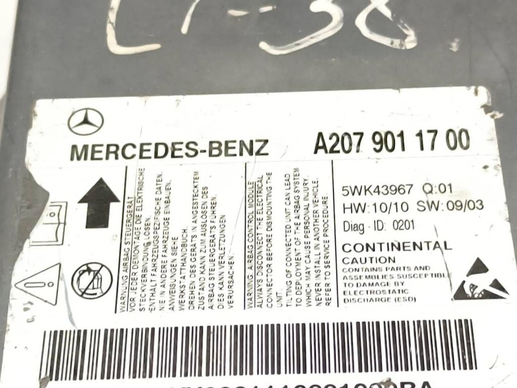 Mercedes-Benz E C207 W207 2010 Control unit module A2079011700 