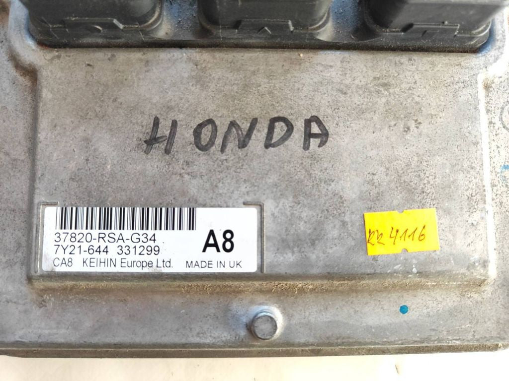 Honda Civic 2008 Engine control unit module ECU 37820RSAG34 