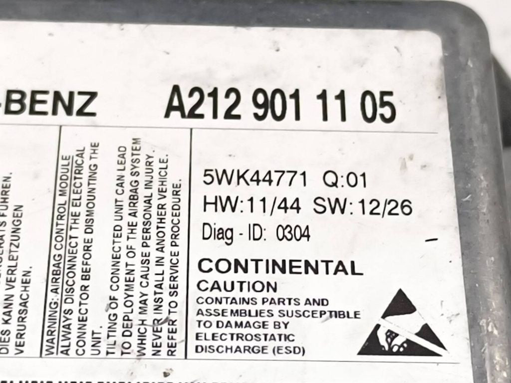 Mercedes-Benz E W212 2013 Control unit module A2129011105 