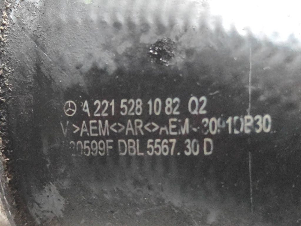 Mercedes-Benz S W221 2007 Diesel intercooler hose pipe A2215281082 