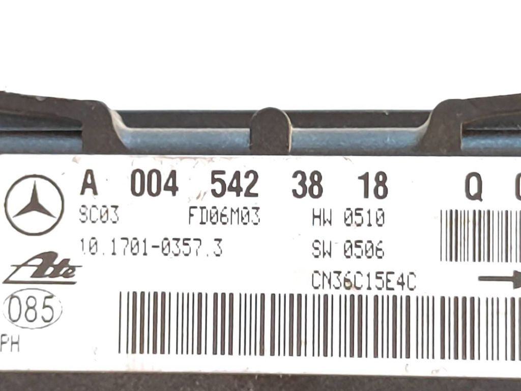 Mercedes-Benz ML W164 2007 ESP acceleration yaw rate sensor A0045423818 