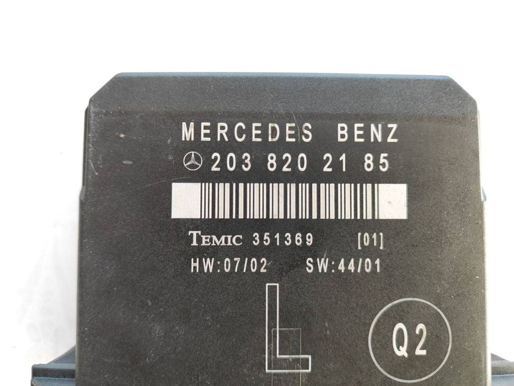 Mercedes-Benz C W203 2000 door control unit module 2038202185 
