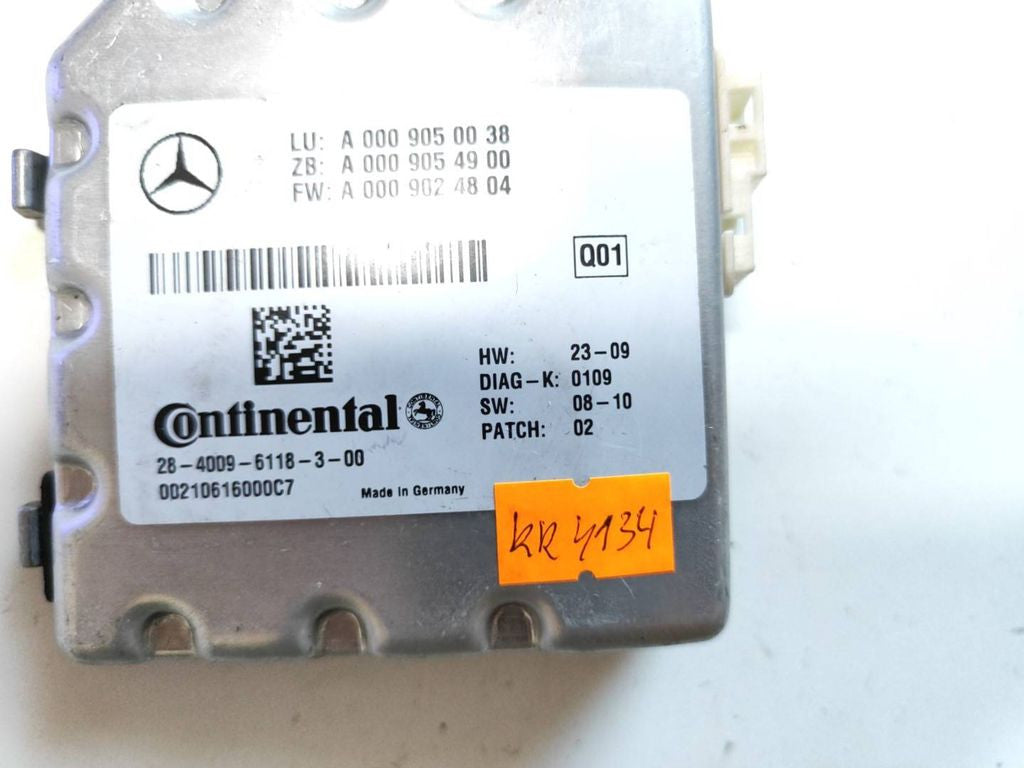 Mercedes-Benz C W204 2012 windscreen camera A0009050038 
