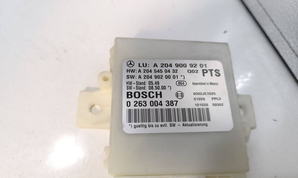 Mercedes-Benz C W204 2011 Parking PDC control unit module A2049009201 