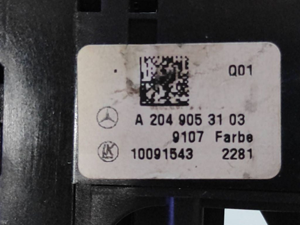 Mercedes-Benz C W204 2013 Light switch A2049053103 