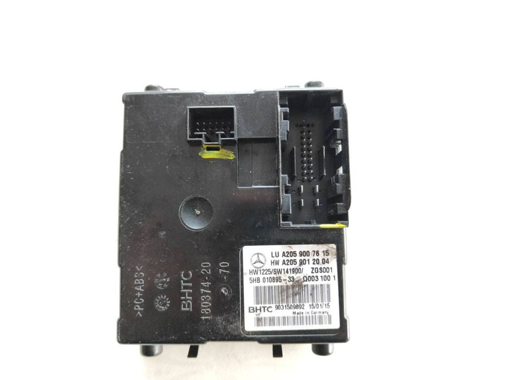 Mercedes-Benz C W205 2014 AC conditioner control unit A2059007615 