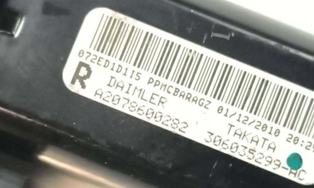 Mercedes-Benz E C207 W207 2011 Right Seat belt adjustment motor A2078600282