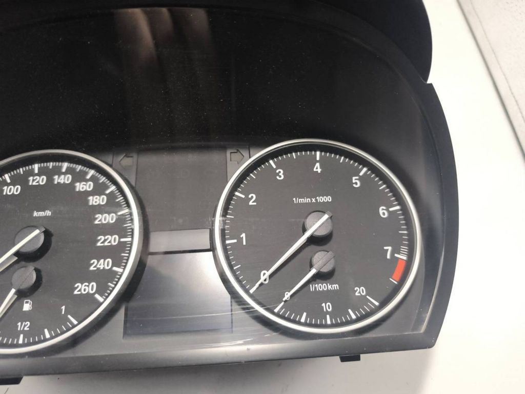 BMW 3 E90 E91 2008 Petrol speedometer instrument cluster 9187058 