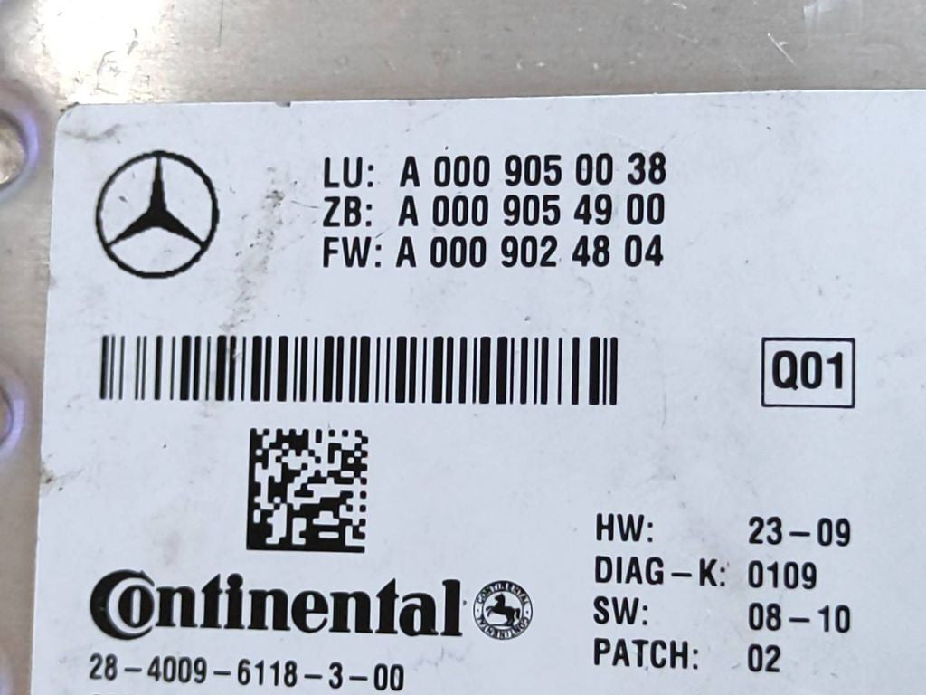 Mercedes-Benz C W204 2012 windscreen camera A0009050038 