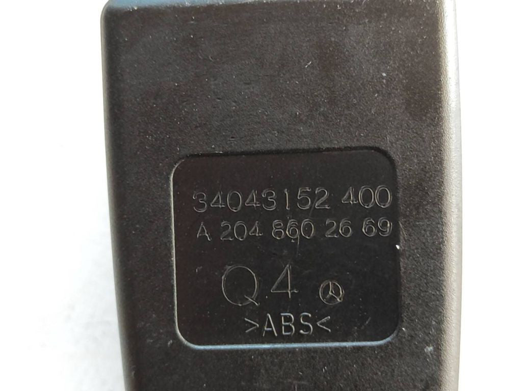 Mercedes-Benz C W204 2010 Rear seat belt buckle A2048602669 