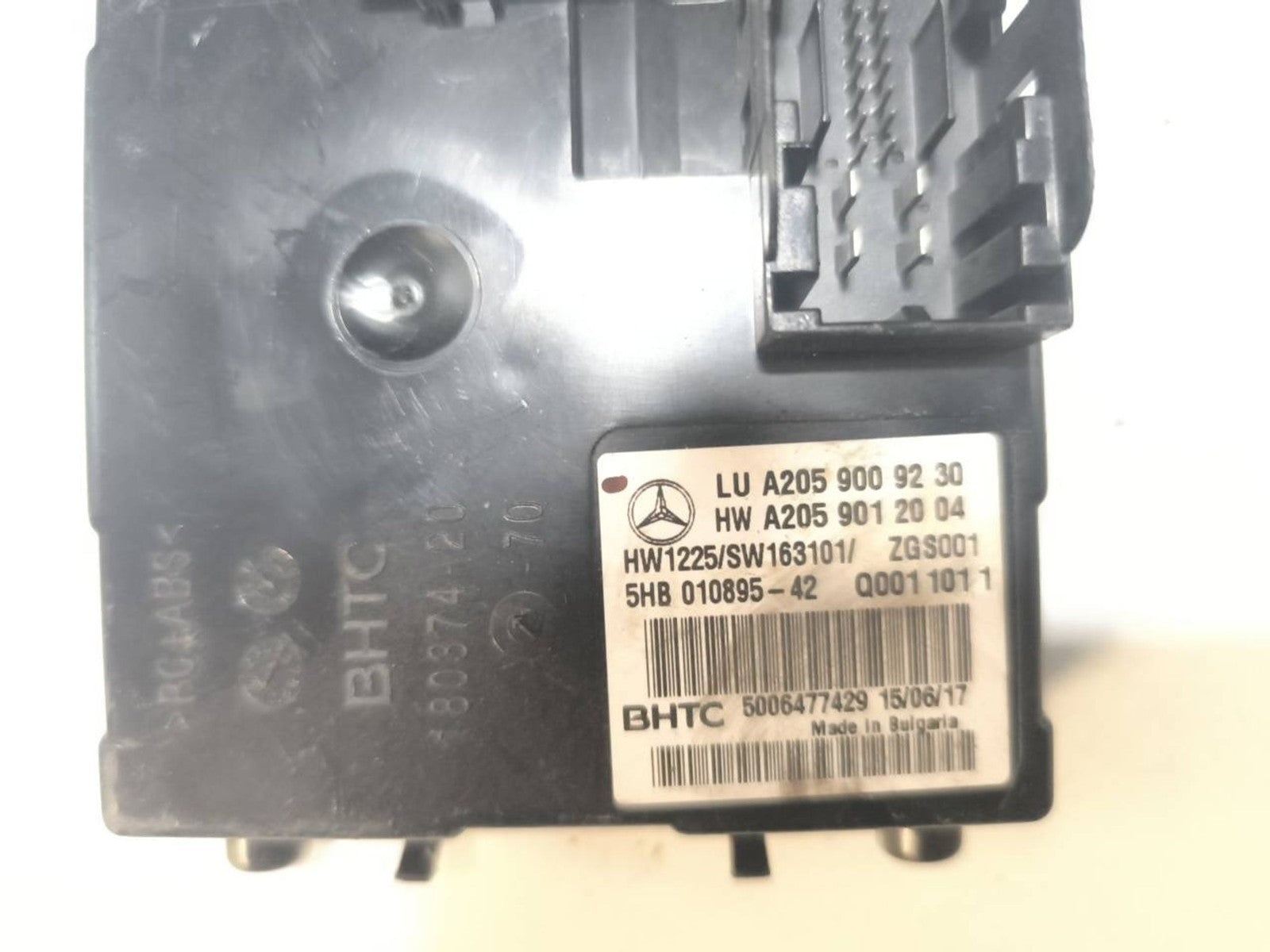 Mercedes-Benz C W205 2017 Climate control unit module A2059009230 