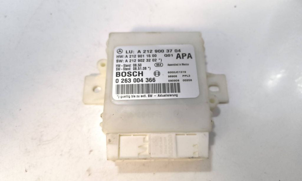 Mercedes-Benz E W212 2009 PDC control unit module A2129011500 A2129023202