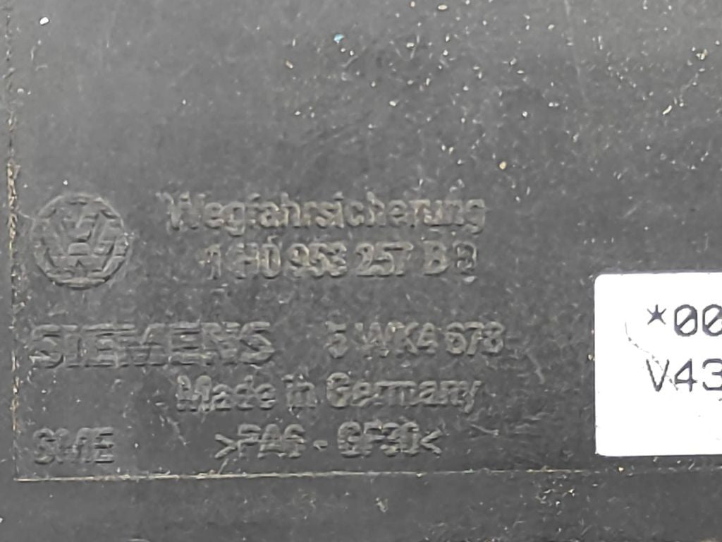 Volkswagen Golf III 1998 Immobilizer control unit module 1H0953257BB 