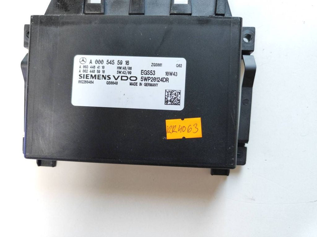 Mercedes-Benz C W204 2011 Gearbox control unit module A0005455916 