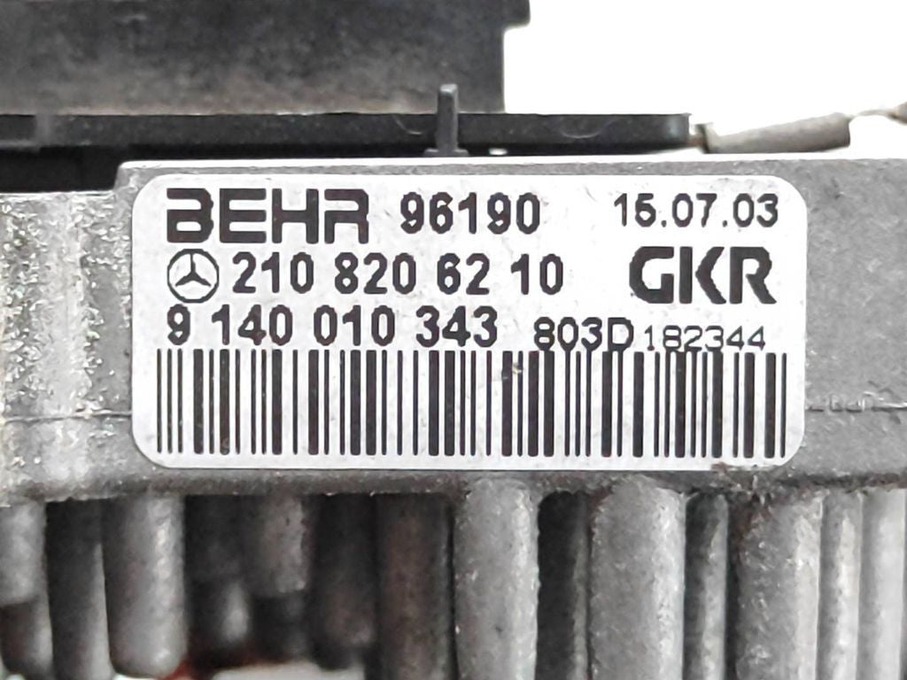 Mercedes-Benz E W210 1999 Heater blower fan motor 2108206210 