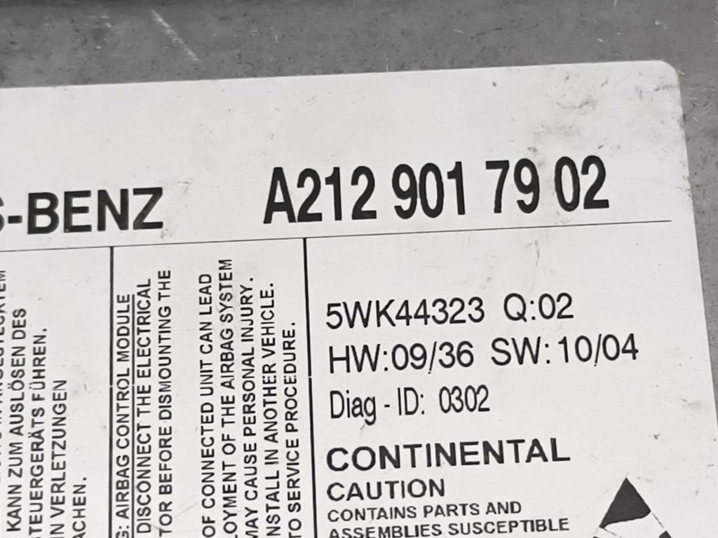 Mercedes-Benz E W212 2012 Control unit module A2129017902 